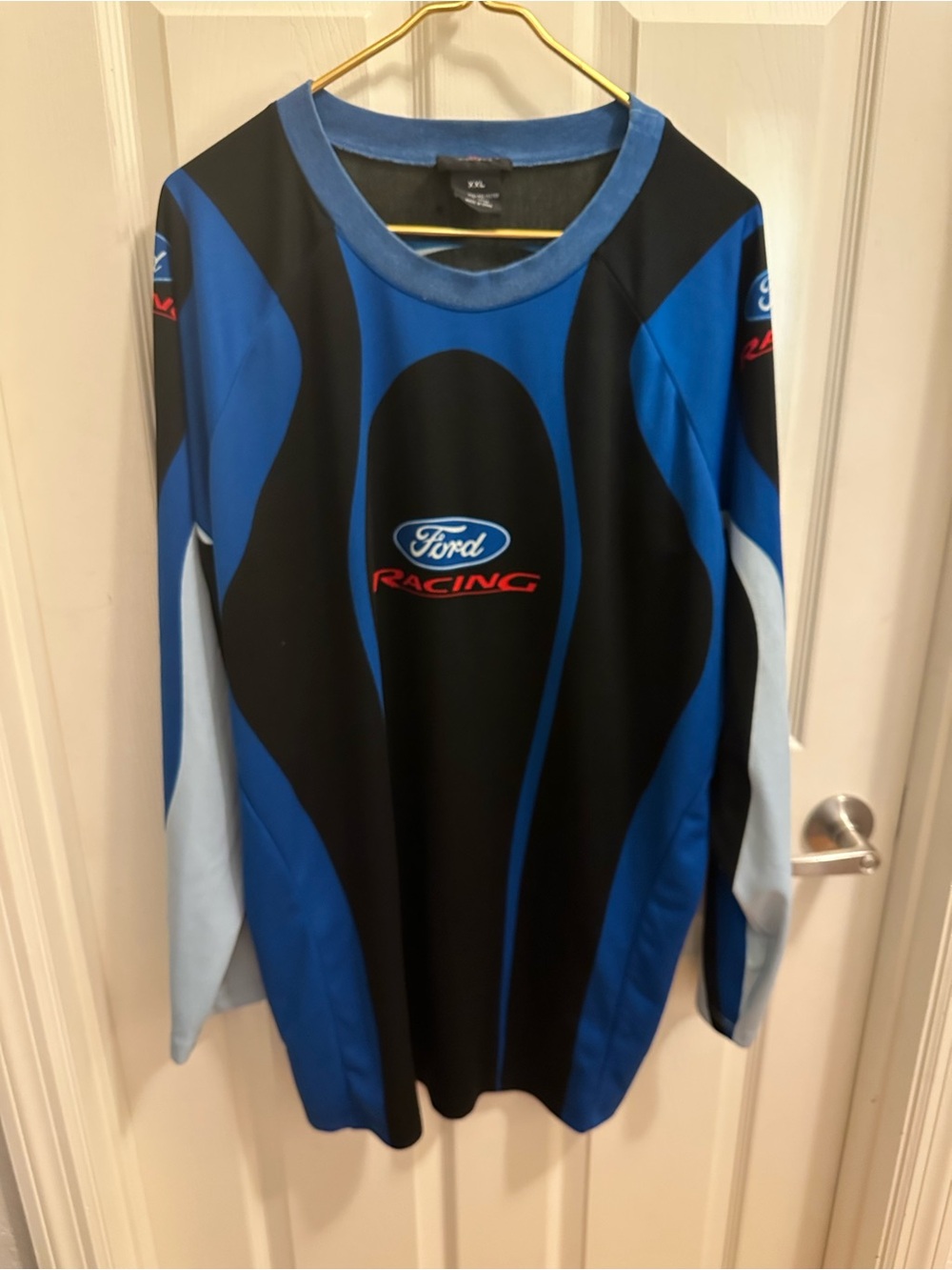 Ford Blue and Black Motorsport Jersey